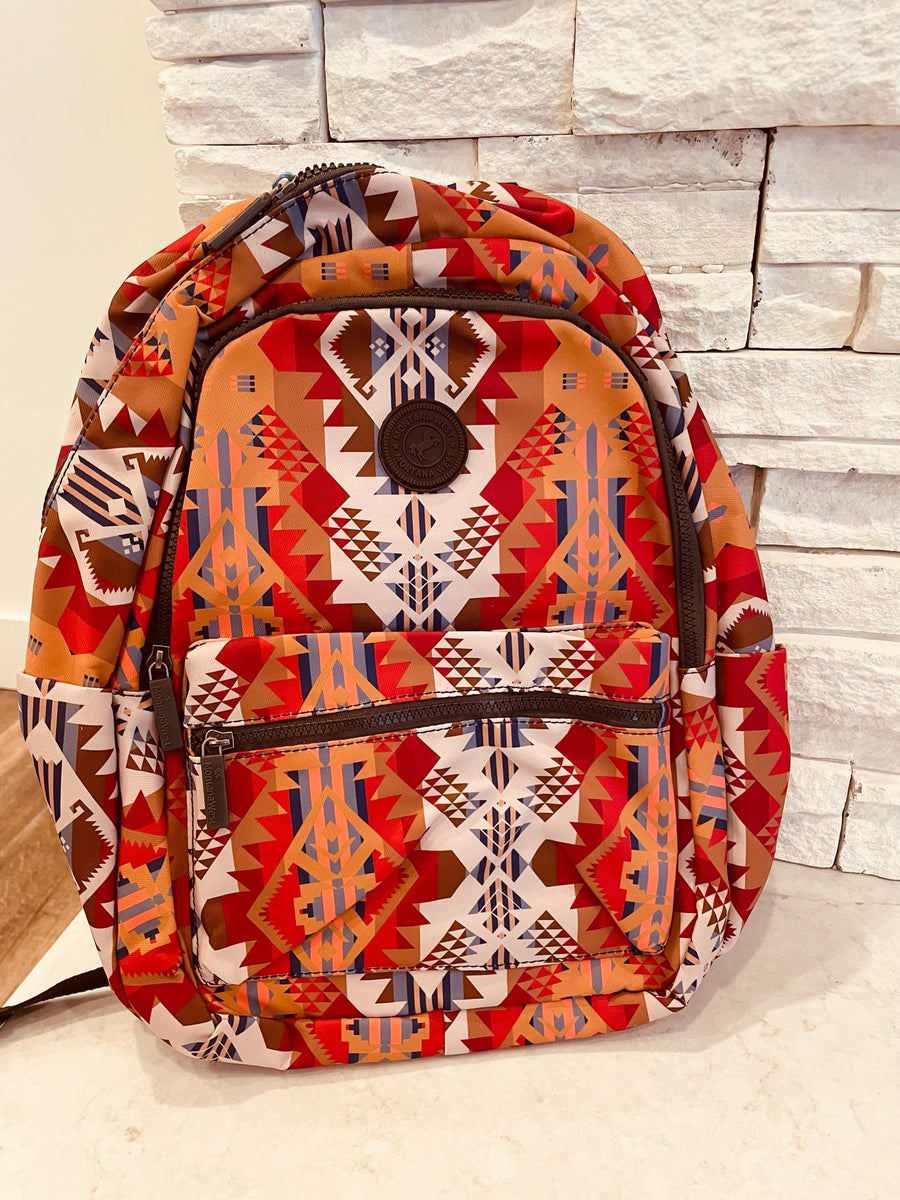 Aztec 2024 print backpack