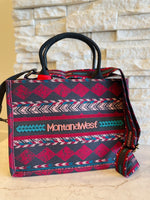 Boho Print Tote/Crossbody Bag - Montana West