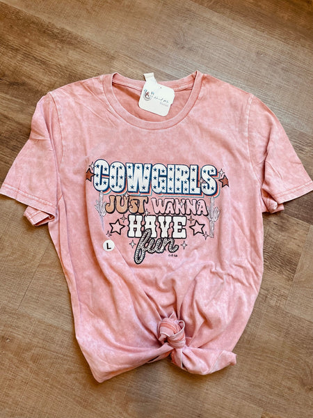 Cowgirls Just Wanna Have Fun T-Shirt