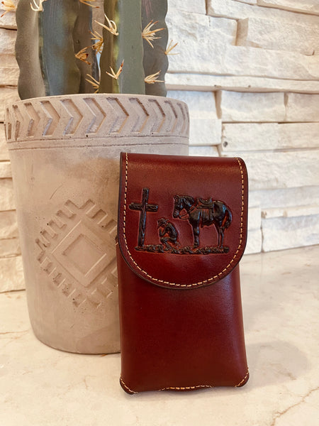 Handmade Belt Loop Pouch with Concho